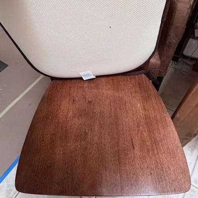 Sold Wood Rectangular Table and 4 Chairs