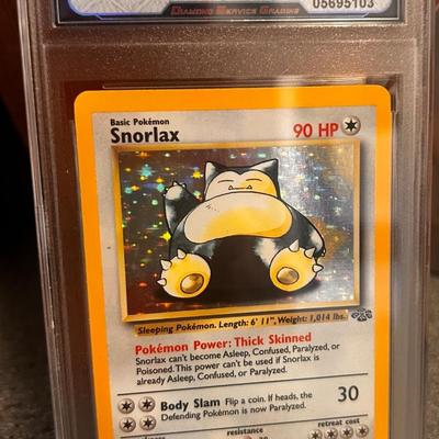 1999 Pokemon Jungle Snorlax #11 Holo