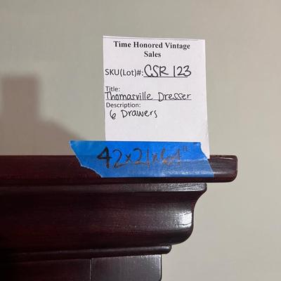 Thomasville carved shell Dresser Chest