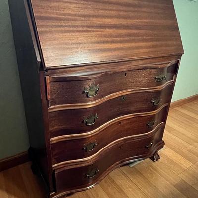 Ball and Claw foot mahogany secretary desk