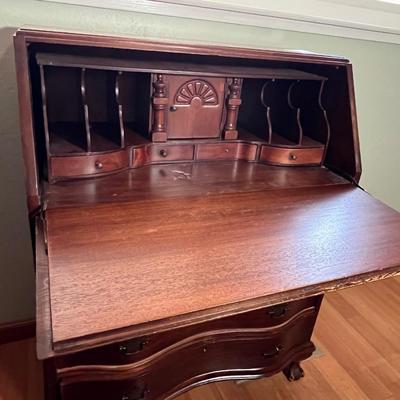 Ball and Claw foot mahogany secretary desk