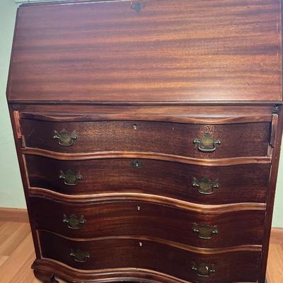 Ball and Claw foot mahogany secretary desk