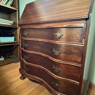 Ball and Claw foot mahogany secretary desk