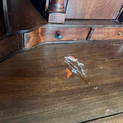 Ball and Claw foot mahogany secretary desk