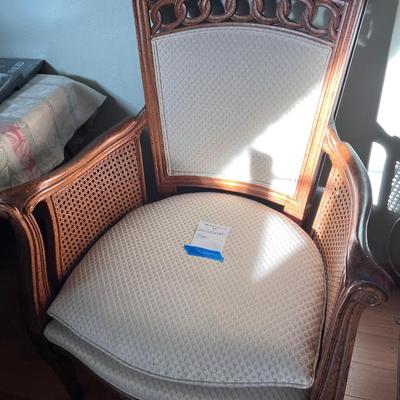 Pair of Cane Barrel Chairs