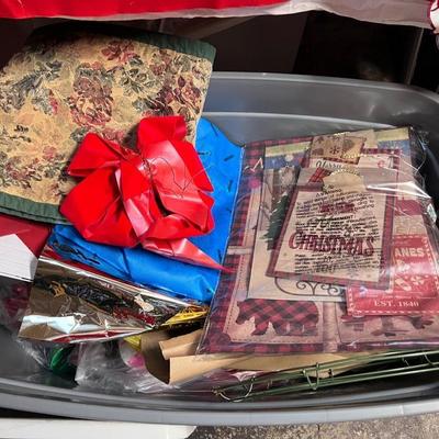 Christmas Decor and Wrapping Supplies