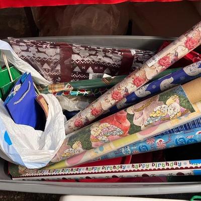 Christmas Decor and Wrapping Supplies