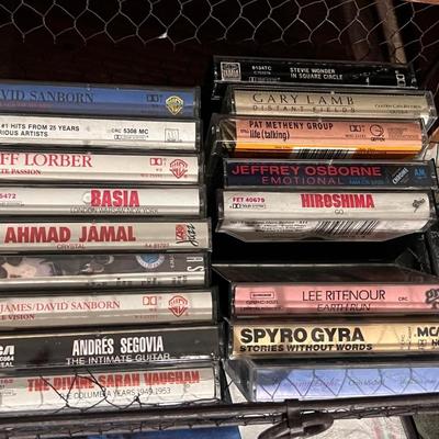 Samsung DVD Player, DVD’s, CD’s, Tapes, Storage Drawers