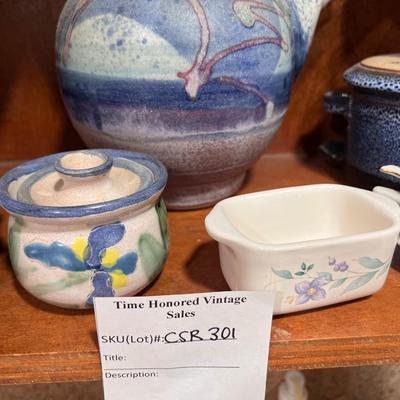 Glasses, Teapots and Sauce dishes