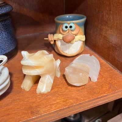 Glasses, Teapots and Sauce dishes