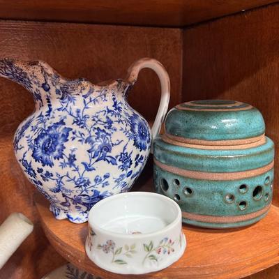 Glasses, Teapots and Sauce dishes