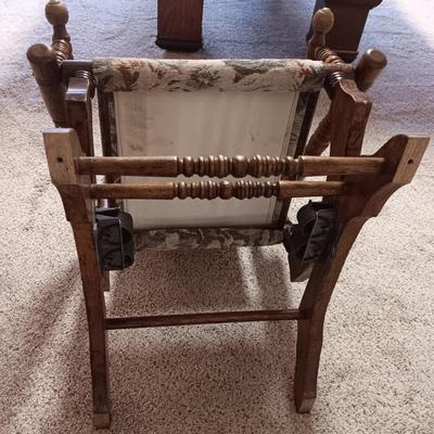 ANTIQUE EASTLAKE STYLE PLATFORM ROCKER perfect condition!