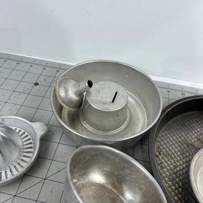 Small Tins and VINTAGE Utensils 