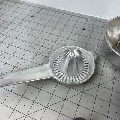 Small Tins and VINTAGE Utensils 