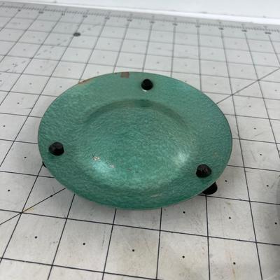 2 Vintage Metal Ashtrays 