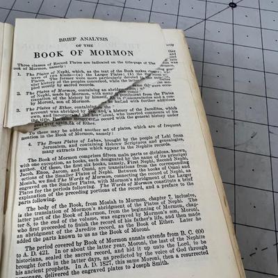 1920 BOOK OF MORMON - Collectible! 