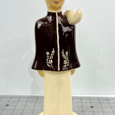 California Pottery Asia Figurine, Circa 1950's 