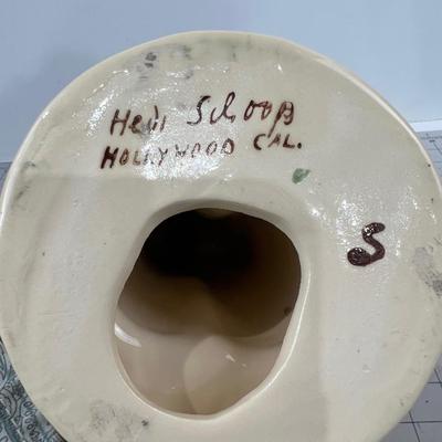 California Pottery Asia Figurine, Circa 1950's 