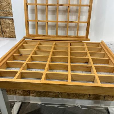 Pair of Pine Wooden Shadow Boxes 