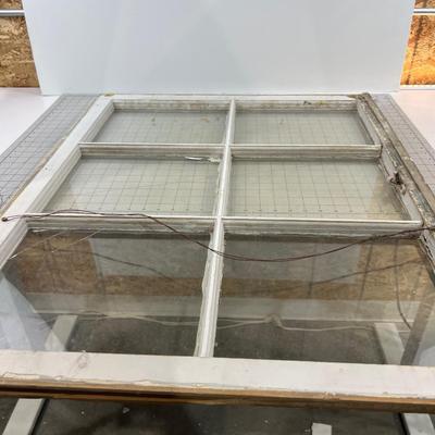 Vintage Window Mullion Frame