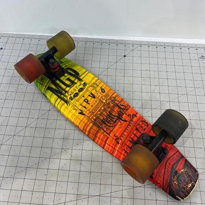 Retro Old School Style Skateboard Bright Colores