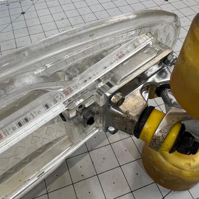 Clear Lucite Skateboard with LED Lights