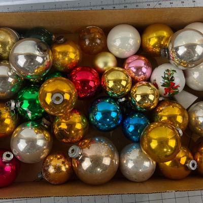 Vintage Glass CHRISTMAS ORNAMENTS
