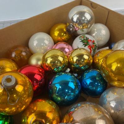 Vintage Glass CHRISTMAS ORNAMENTS
