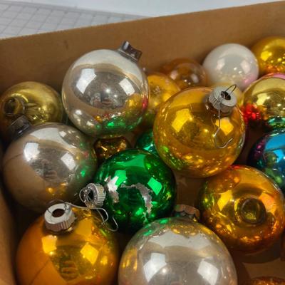 Vintage Glass CHRISTMAS ORNAMENTS