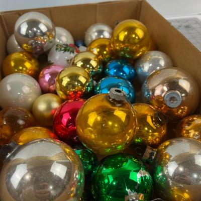 Vintage Glass CHRISTMAS ORNAMENTS
