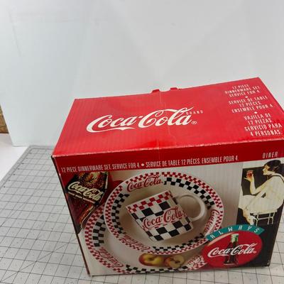 Coca-Cola Dinnerware Set NEW 