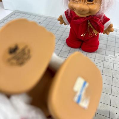 Troll Doll Mr. & Mrs. Santa Claus 