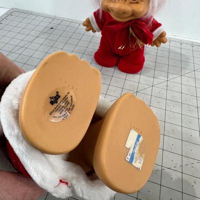 Troll Doll Mr. & Mrs. Santa Claus 