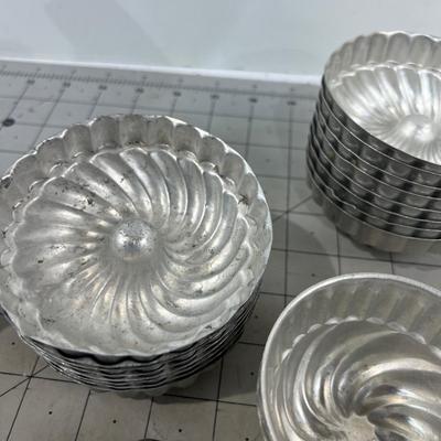 Super Lot of Tin JELLO Molds 