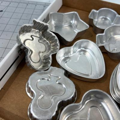 Mini Cake Molds; Bridge CAKES Spade, Heart etc.