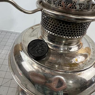 Electrified Oil Lamp - Chrome WOW! 