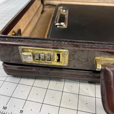 Attaché Case Suede Lined