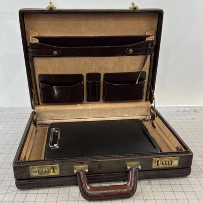 Attaché Case Suede Lined