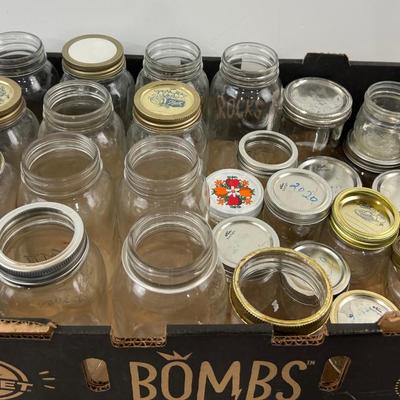 13 Small Mouth of Quarts PLUS Extra Jelly Jars