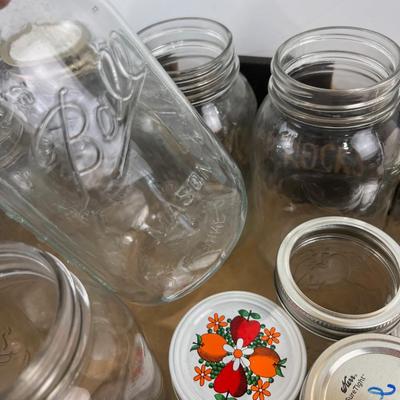 13 Small Mouth of Quarts PLUS Extra Jelly Jars