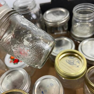13 Small Mouth of Quarts PLUS Extra Jelly Jars