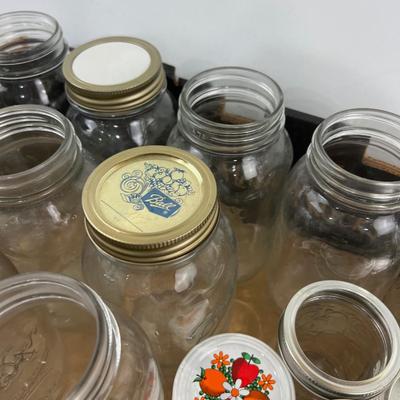 13 Small Mouth of Quarts PLUS Extra Jelly Jars