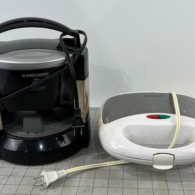 Black & Decker Used Mini Grill for Grilling Cheese sandwich