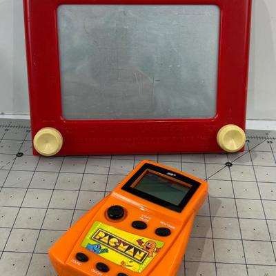 Etch-A-Sketch and Pac Man Games 