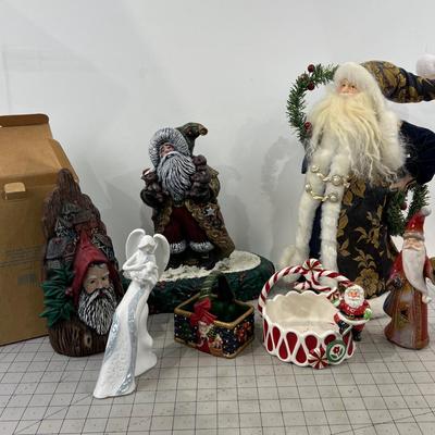 Christmas Mixed Lot of Lovely Figurines