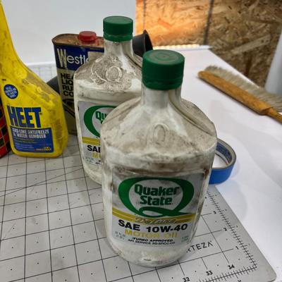 Garage Lot of Oils, Chemicals etc. 