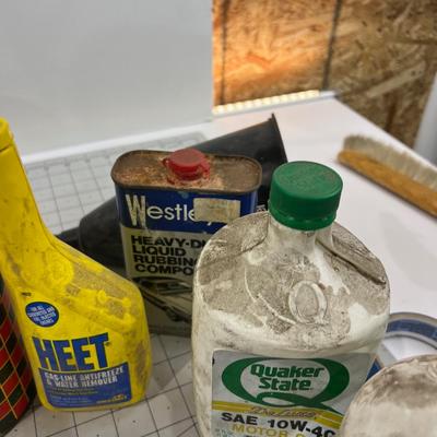 Garage Lot of Oils, Chemicals etc. 