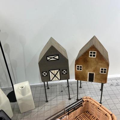 Swiss Village with Tulips and Candle Sticks 