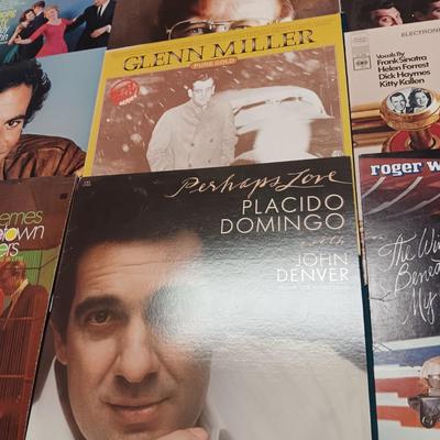 A VARIETY OF MUSIC ON VINYL RECORD ALBUMS