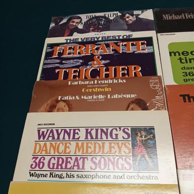 DANCING, INSTRUMENTAL, ORCHESTRA MUSIC ON VINYL RECORD ALBUMS